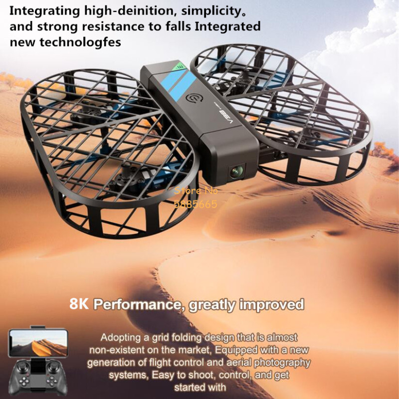 Rc Helicopter Mini - Камера 8K HD 360° ° Защита