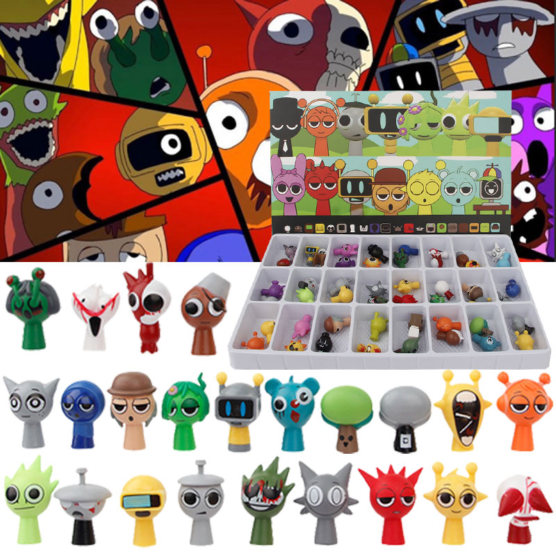 Kids Toys Christmas 2025 - Рождественский адвент-календарь на 2025 год, мини-фигурки,