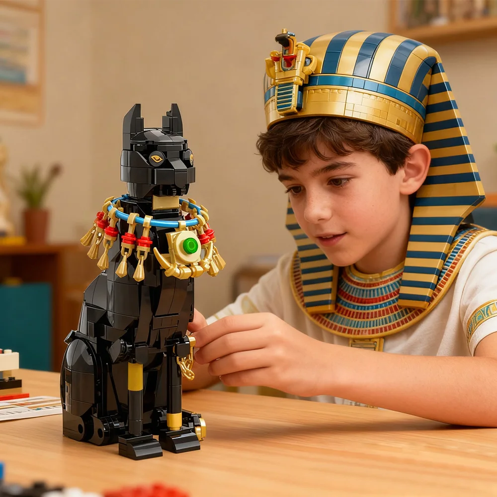 Kids Toys Egypt - Конструктор Gobricks MOC: Египетская пирамида с