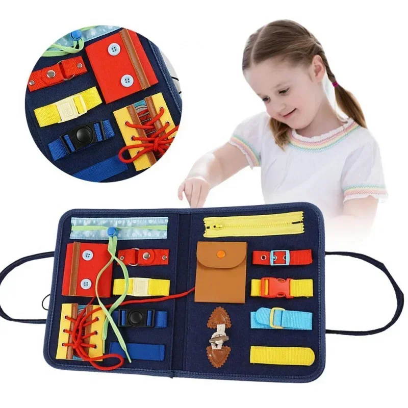 Kids Zip Toys - Развивающая доска-бизиборд для детей 1-5 лет: