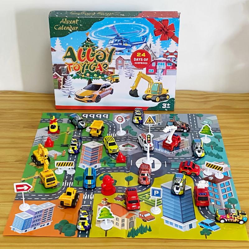 Kids Toys Christmas 2025 - 24 шт., набор игрушек для автомобиля,