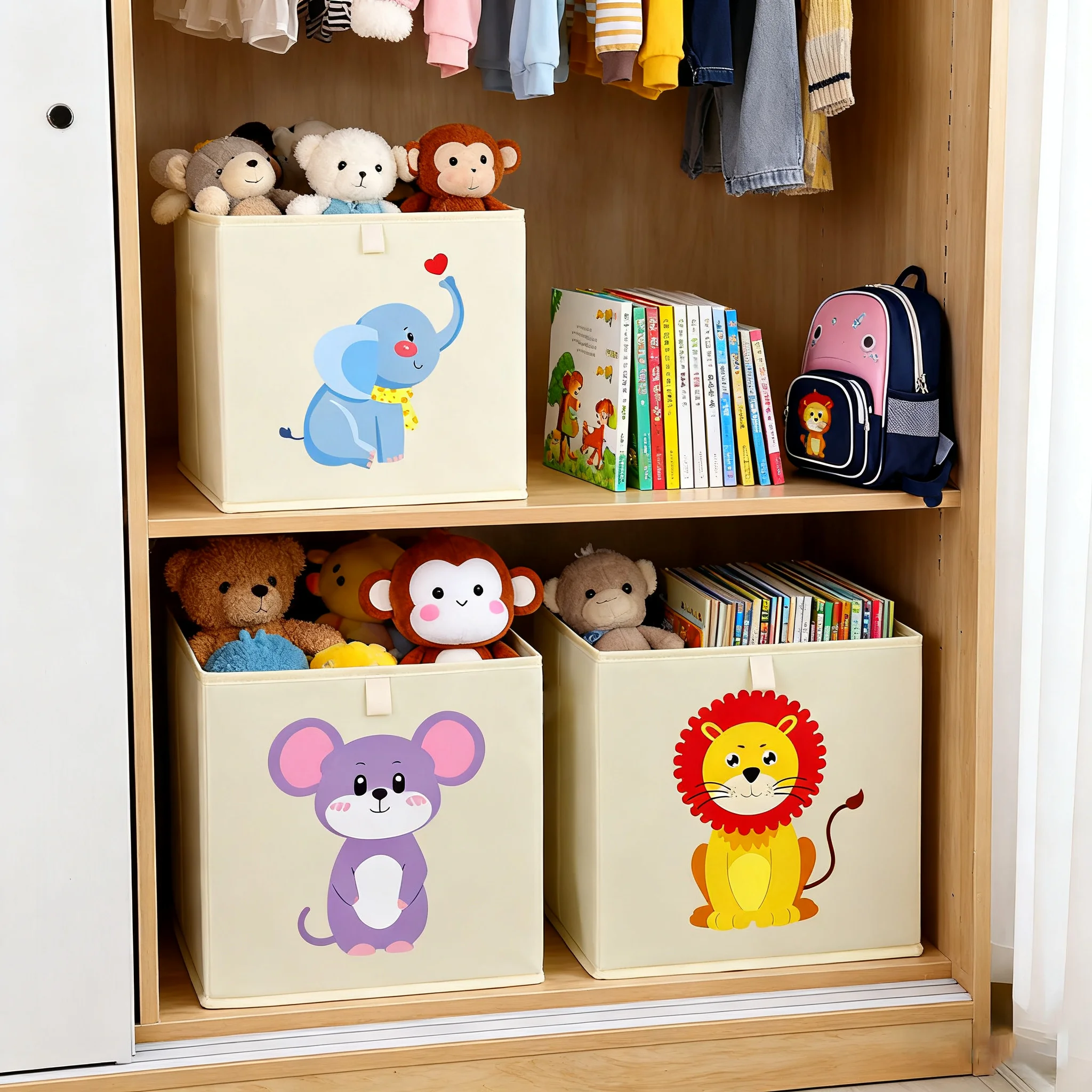Kids Toys Clearance - Милая мультяшная корзина для хранения игрушек