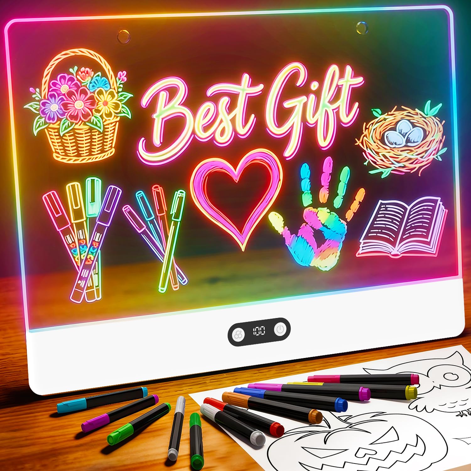 Перезаряжаемая светодиодная до – обзор и цена Kids Toys Drawing