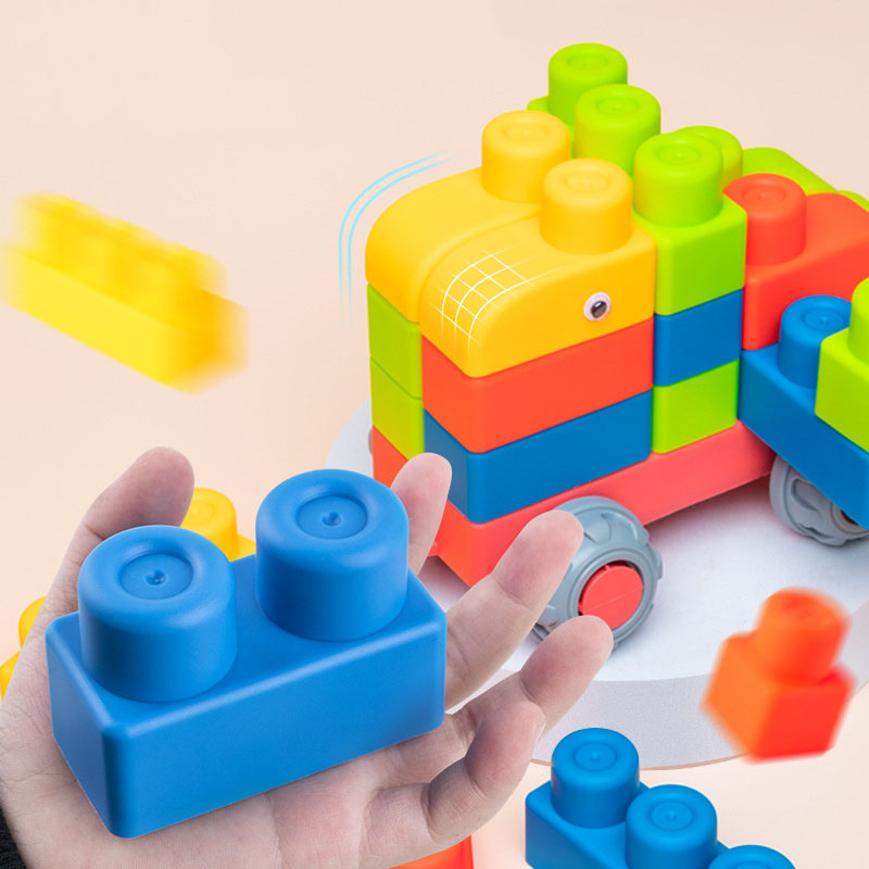 Детские мягкие резиновые кирпи – обзор и цена Kids Toys Lego