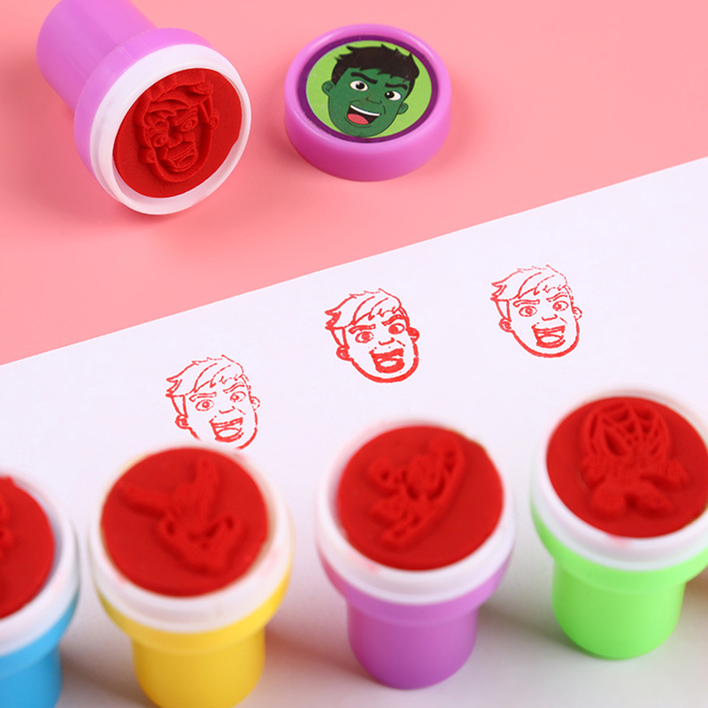 Мини-штампы с супергероями, 10 – обзор и цена Kids Toys Drawing